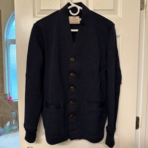 Dehen 1920 Classic Cardigan Dark Navy Medium US Men NWT never worn